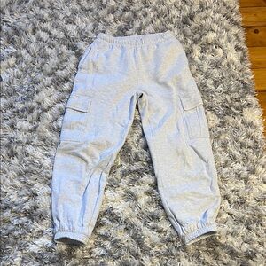 Aritzia Heather Gray Cargo Joggers